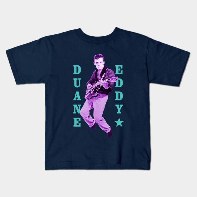 Duane Eddy Kids T-Shirt by PLAYDIGITAL2020